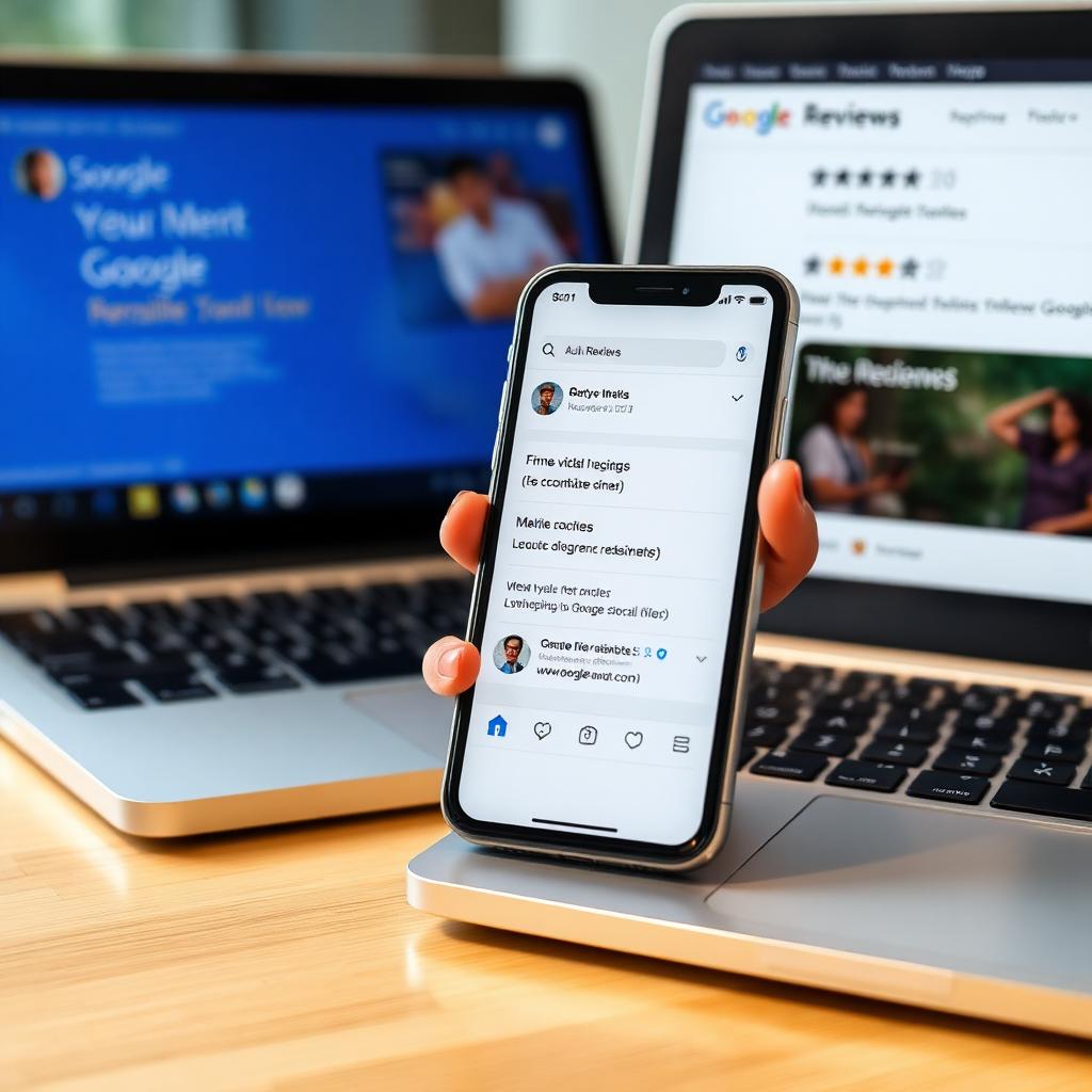 Building online presence through social media and Google reviews